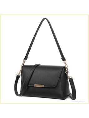 Small PU Leather Crossbody Bag Adjustable Strap Women's Shoulder Purse